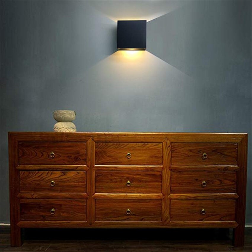 6W Cube COB LED Indoor Lighting Wall Lamp Modern Home Lighting Decoration Sconce Aluminum Lamp