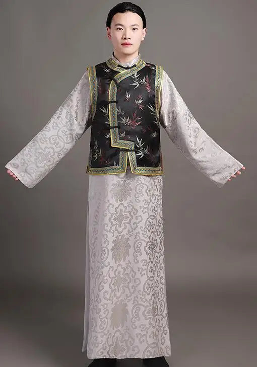 TV Film Stage Wear Chinese Style Ancient Costume The Qing Dynasty Prince Gown Traditional Tang Suit For Men