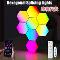 Cross-Border Dropshipping Hexagonal Lights Hexagonal Splicing Lamp Quantum Lamp Rgb Odd Light Board Led Honeycomb Lamp