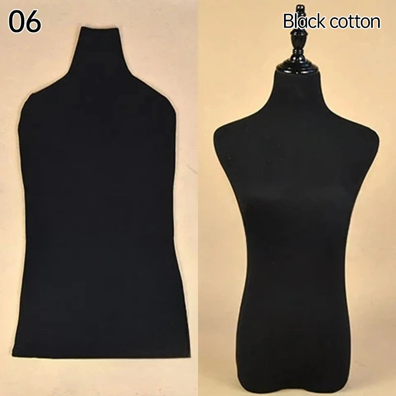Wedding Dress Women's Mannequin Body Cover Display Replacement Dress Form Velvet Upper Body Makeup Bottoming Shirt Accessories