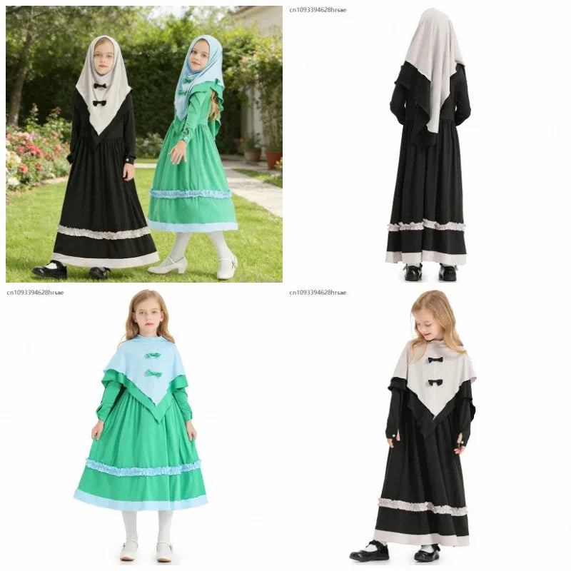Muslim Prayer Dress Costumes Middle East Traditional Clothing Medieval Party Fancy Dress Up Stage Performance Outfits