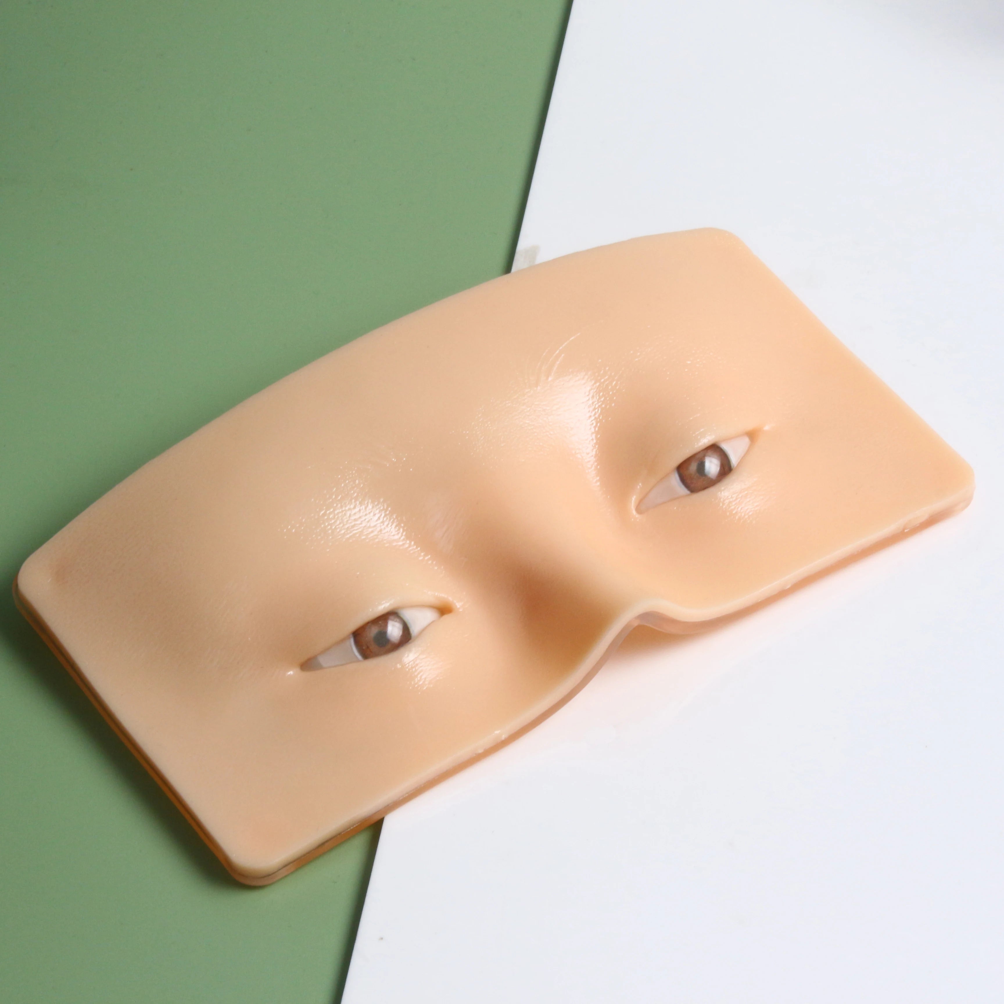 Makeup Practice Board Eyebrow Tattoo Practice Skin Eye Face Training Silicone Practice Pad for Makeup Beauty Academy Cosmetic