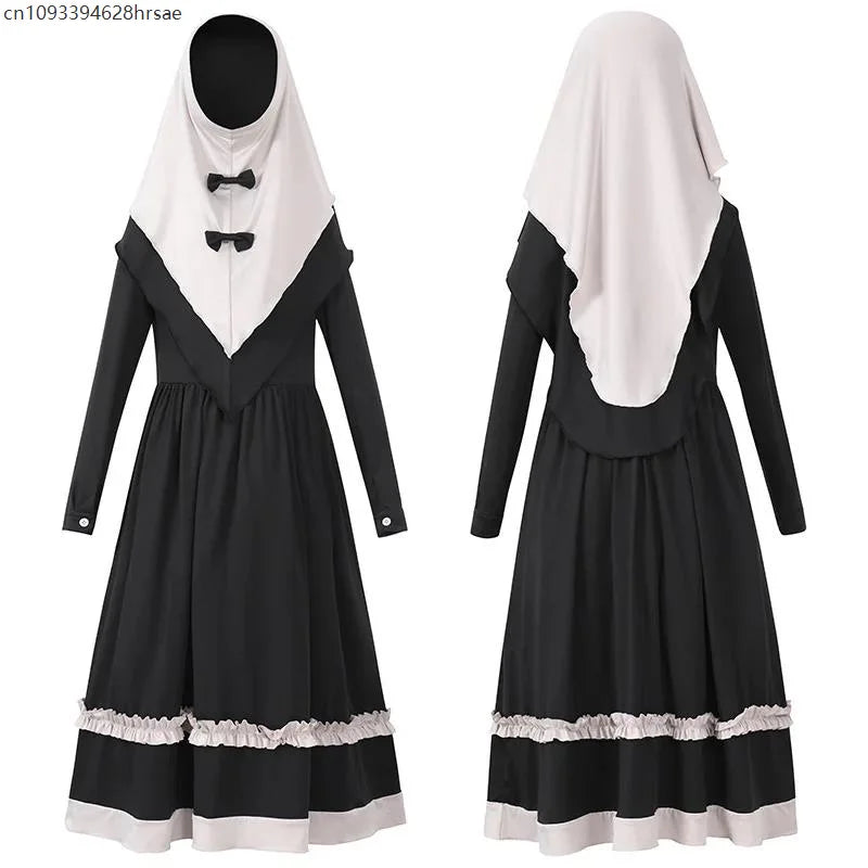 Muslim Prayer Dress Costumes Middle East Traditional Clothing Medieval Party Fancy Dress Up Stage Performance Outfits