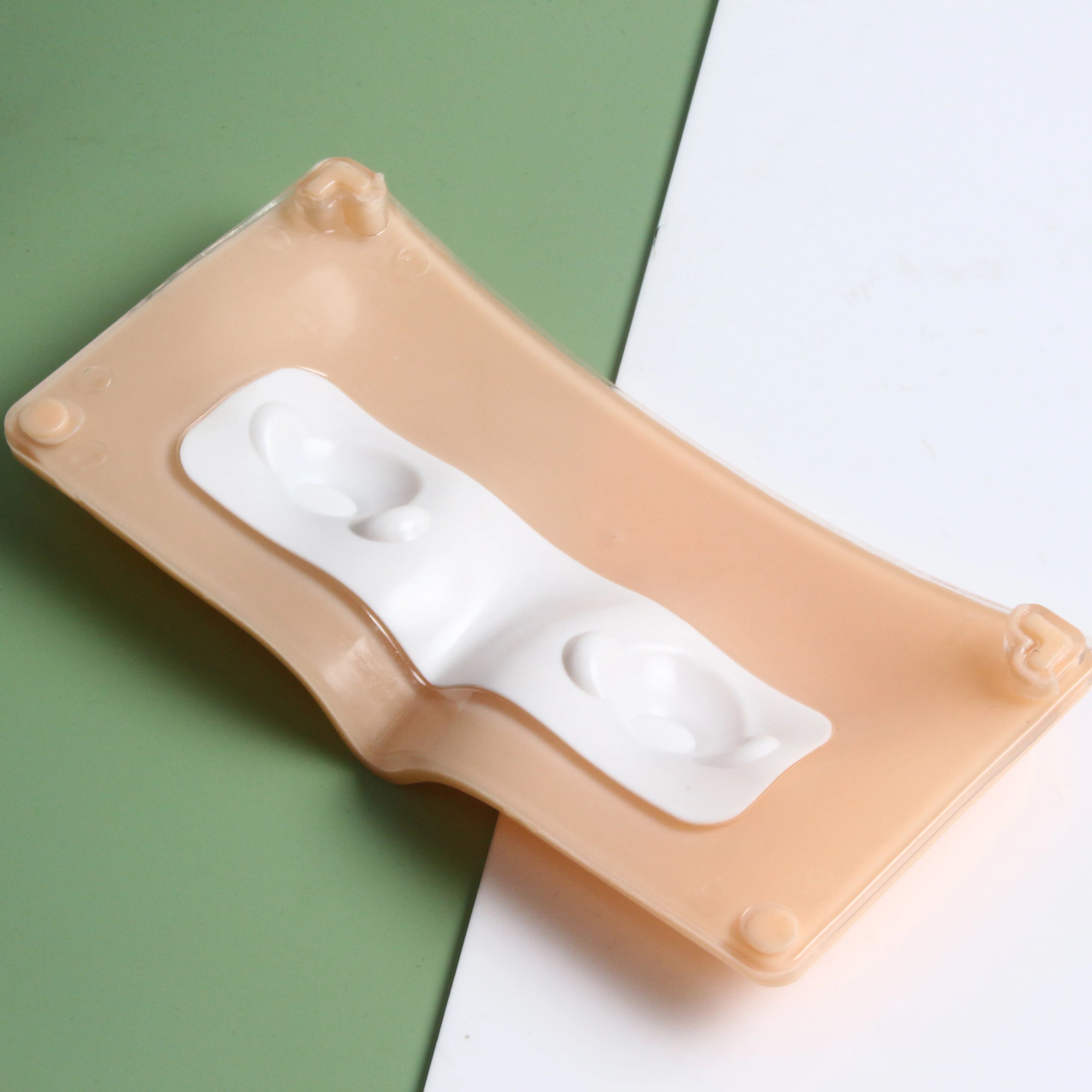Makeup Practice Board Eyebrow Tattoo Practice Skin Eye Face Training Silicone Practice Pad for Makeup Beauty Academy Cosmetic