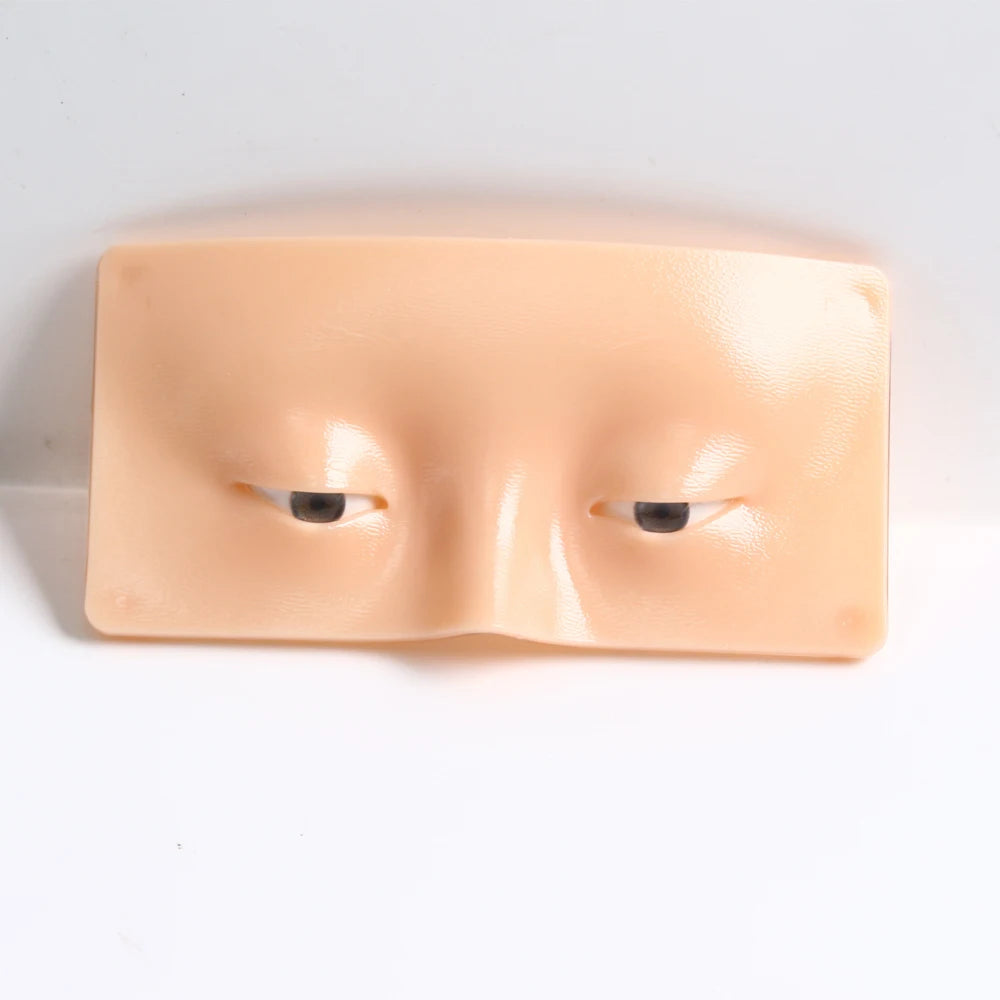 Makeup Practice Board Eyebrow Tattoo Practice Skin Eye Face Training Silicone Practice Pad for Makeup Beauty Academy Cosmetic