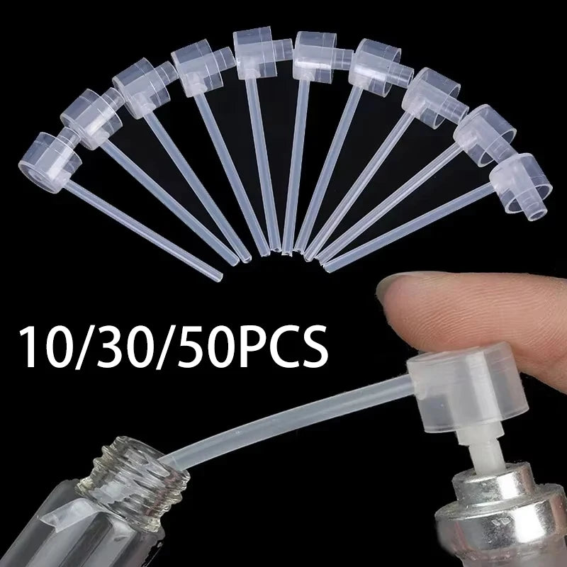 10/30/50pcs, Dispensing Perfume Refill Tool, Diffuser Funnel Cosmetic Pump Distributor, Portable New Spray Refill Pump Bottle Fi