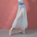 Women Romantic for Dancing Dance Lyrical Tulle Tutu Ballet Ballerina Dancewear Long Contemporary Skirt