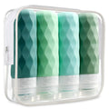 90ml/Set Silicone Travel Cosmetics Bottles Empty Squeeze Containers Leakproof Refillable Bottle For Shampoo Conditioner Lotion