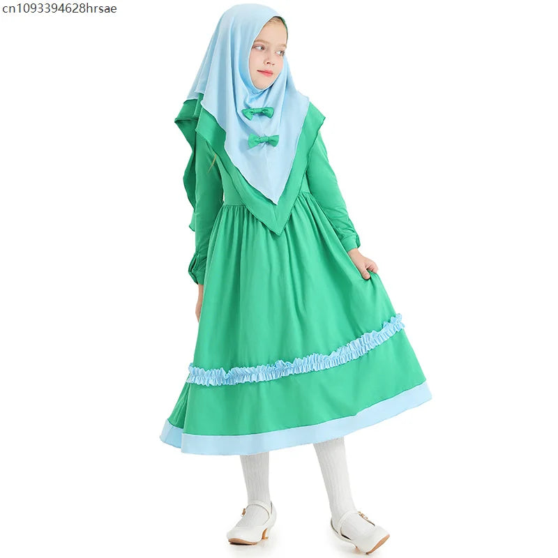 Muslim Prayer Dress Costumes Middle East Traditional Clothing Medieval Party Fancy Dress Up Stage Performance Outfits