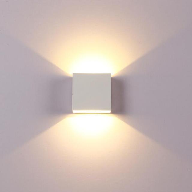 6W Cube COB LED Indoor Lighting Wall Lamp Modern Home Lighting Decoration Sconce Aluminum Lamp